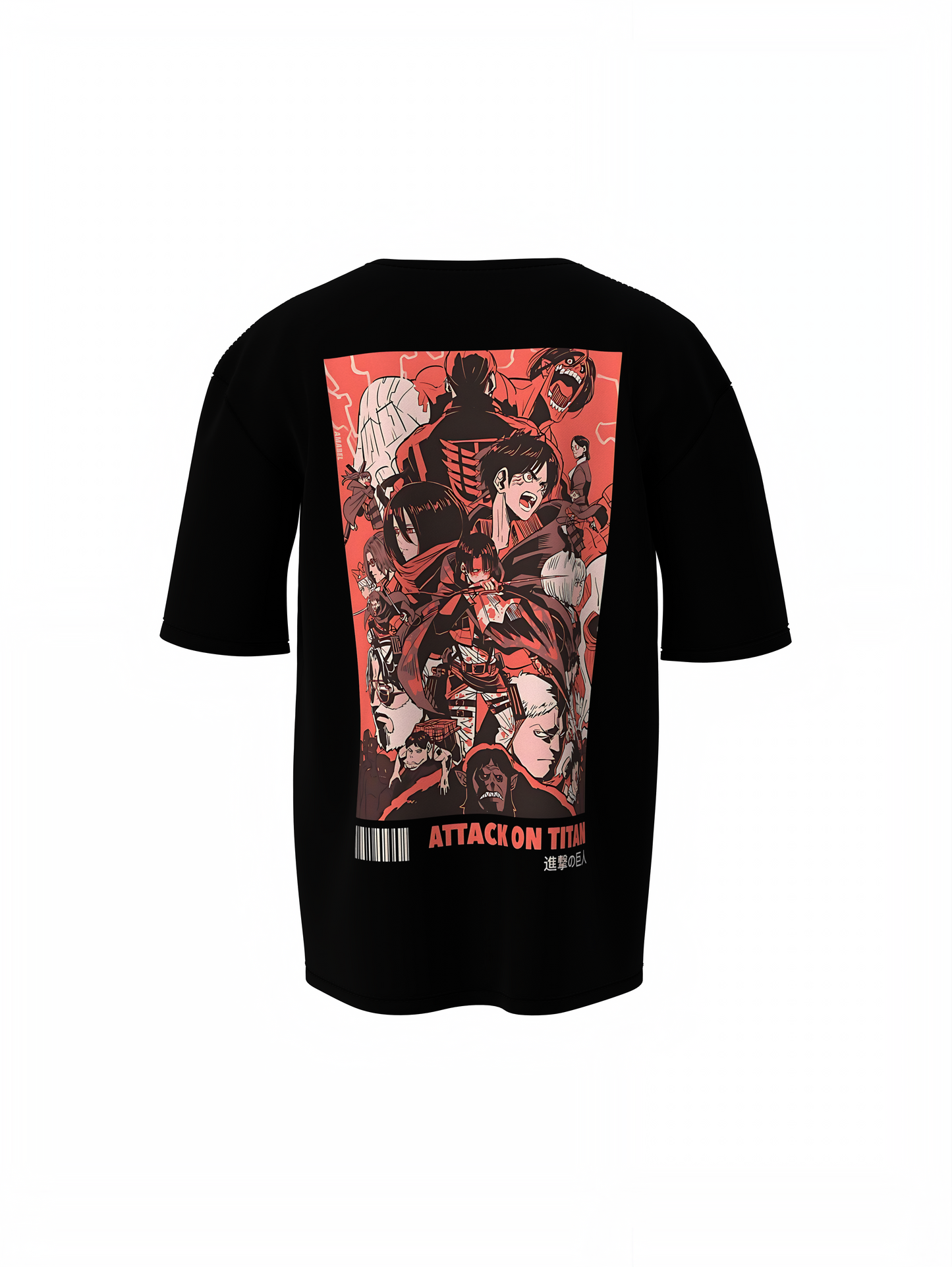 Attack On Titan Oversized T-Shirts Epic Anime Streetwear