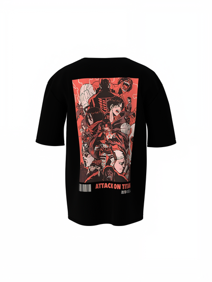 Attack On Titan Oversized T-Shirts Epic Anime Streetwear