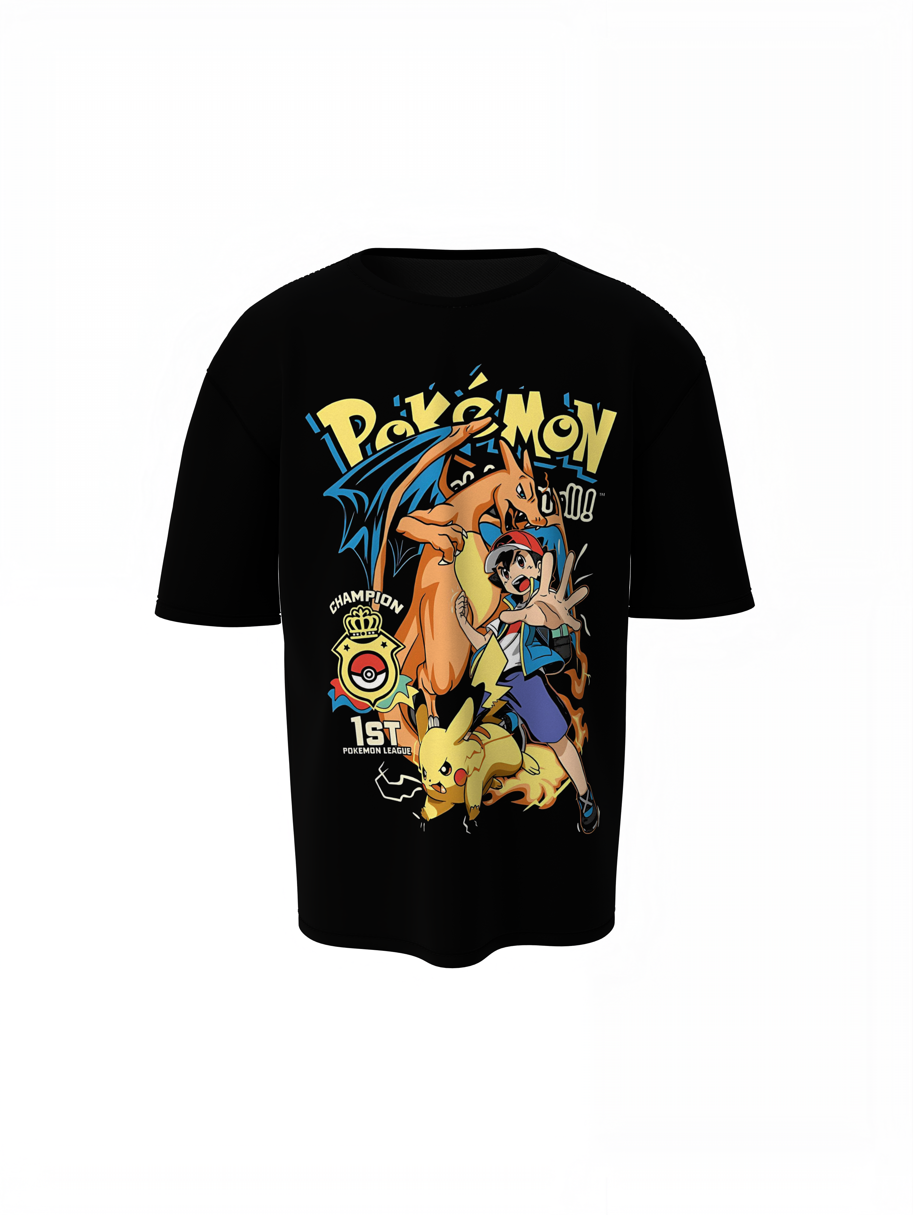 Pokemon League Oversized T-Shirts