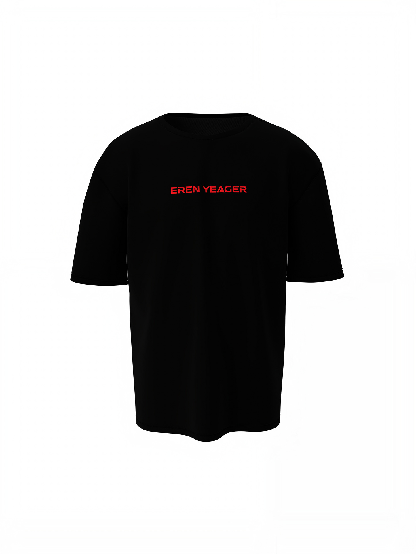Eren Yeager Oversized T-Shirts Anime Streetwear Tee Style