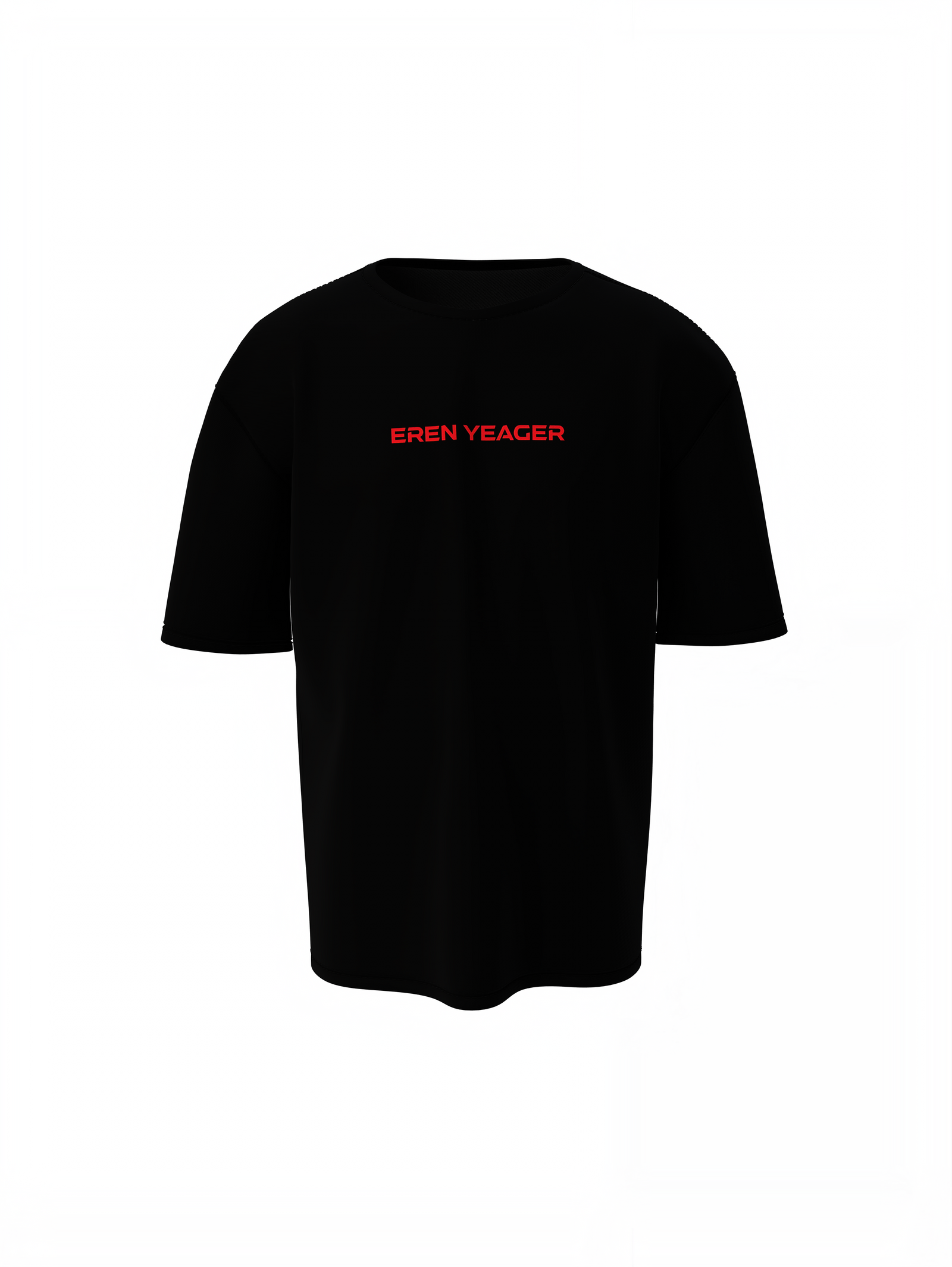 Eren Yeager Oversized T-Shirts Anime Streetwear Tee Style