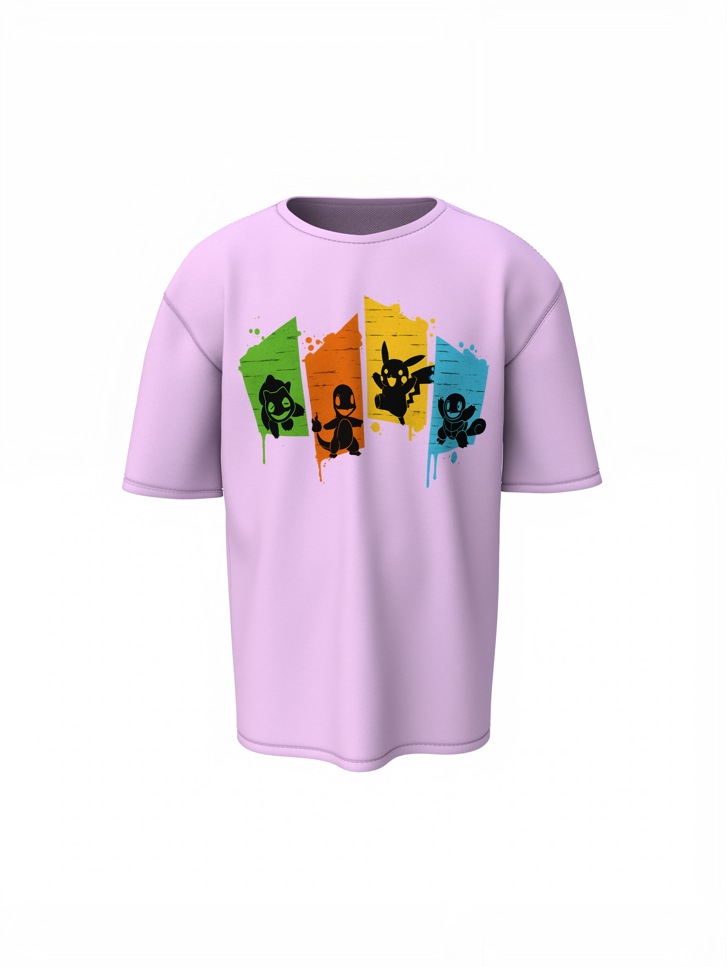 Pokemon Type Oversized T-Shirt – Relaxed Fit Anime-Inspired