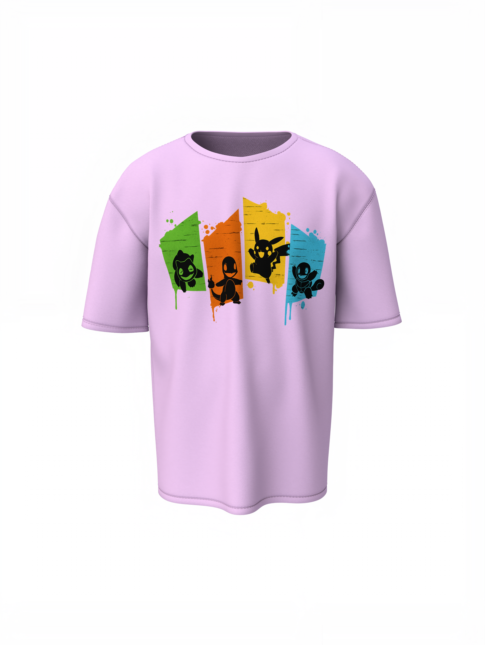 Pokemon Type Oversized T-Shirt – Relaxed Fit Anime-Inspired