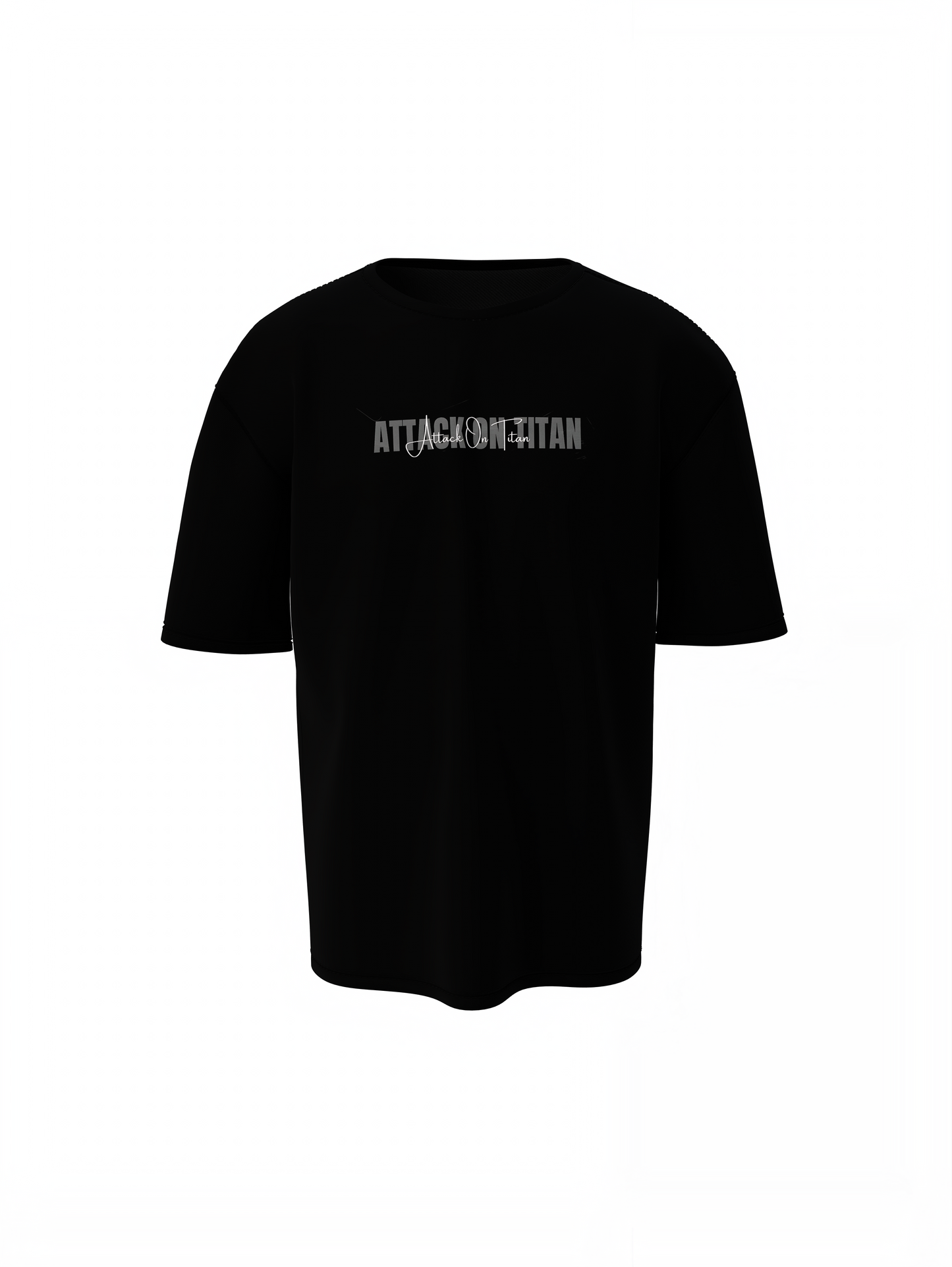 Ackerman Oversized T-Shirts Bold Attack On Titan Streetwear