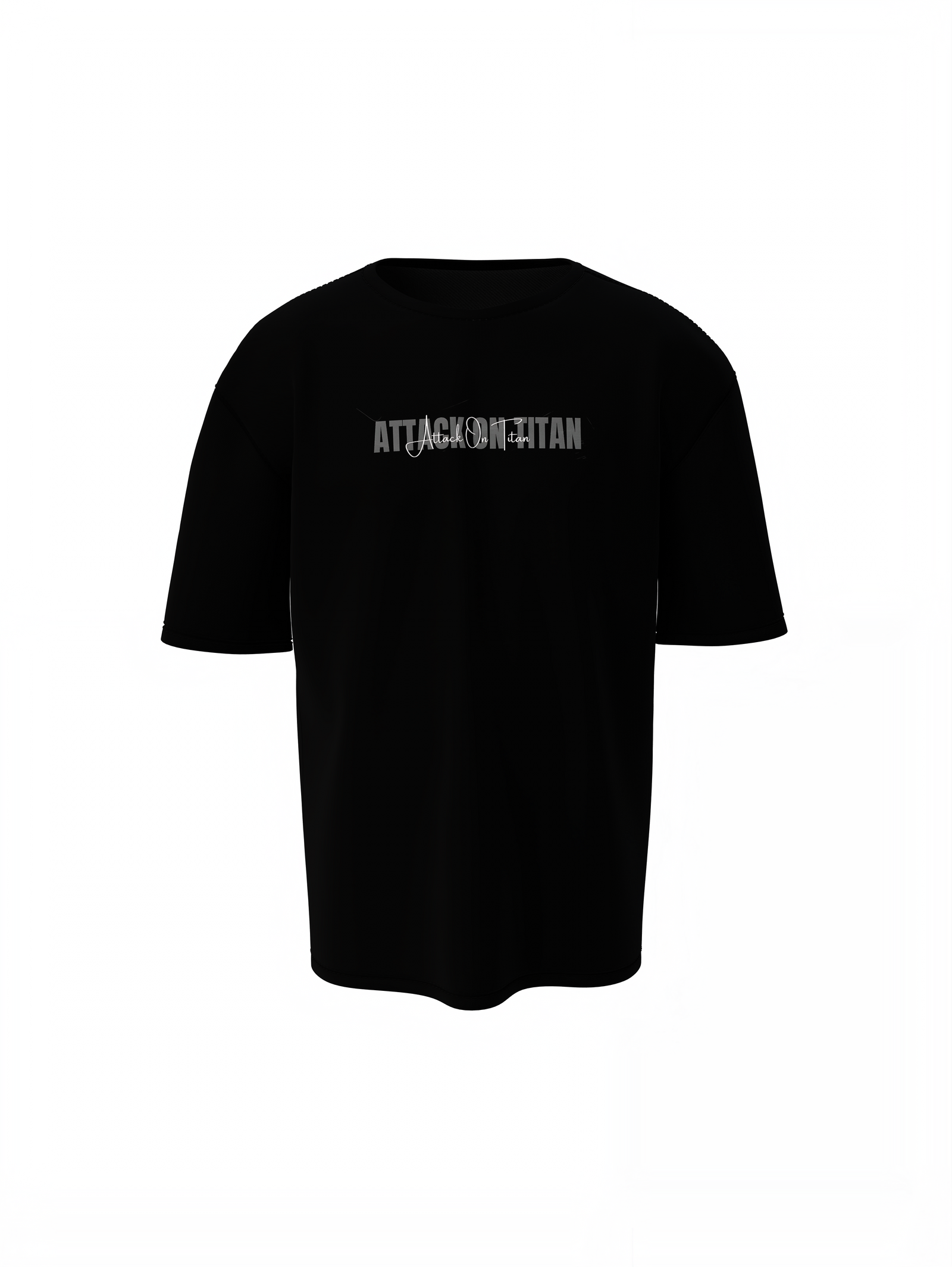 Ackerman Oversized T-Shirts Bold Attack On Titan Streetwear