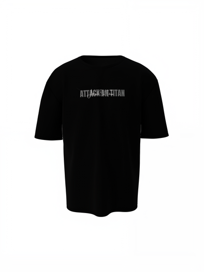 Ackerman Oversized T-Shirts Bold Attack On Titan Streetwear