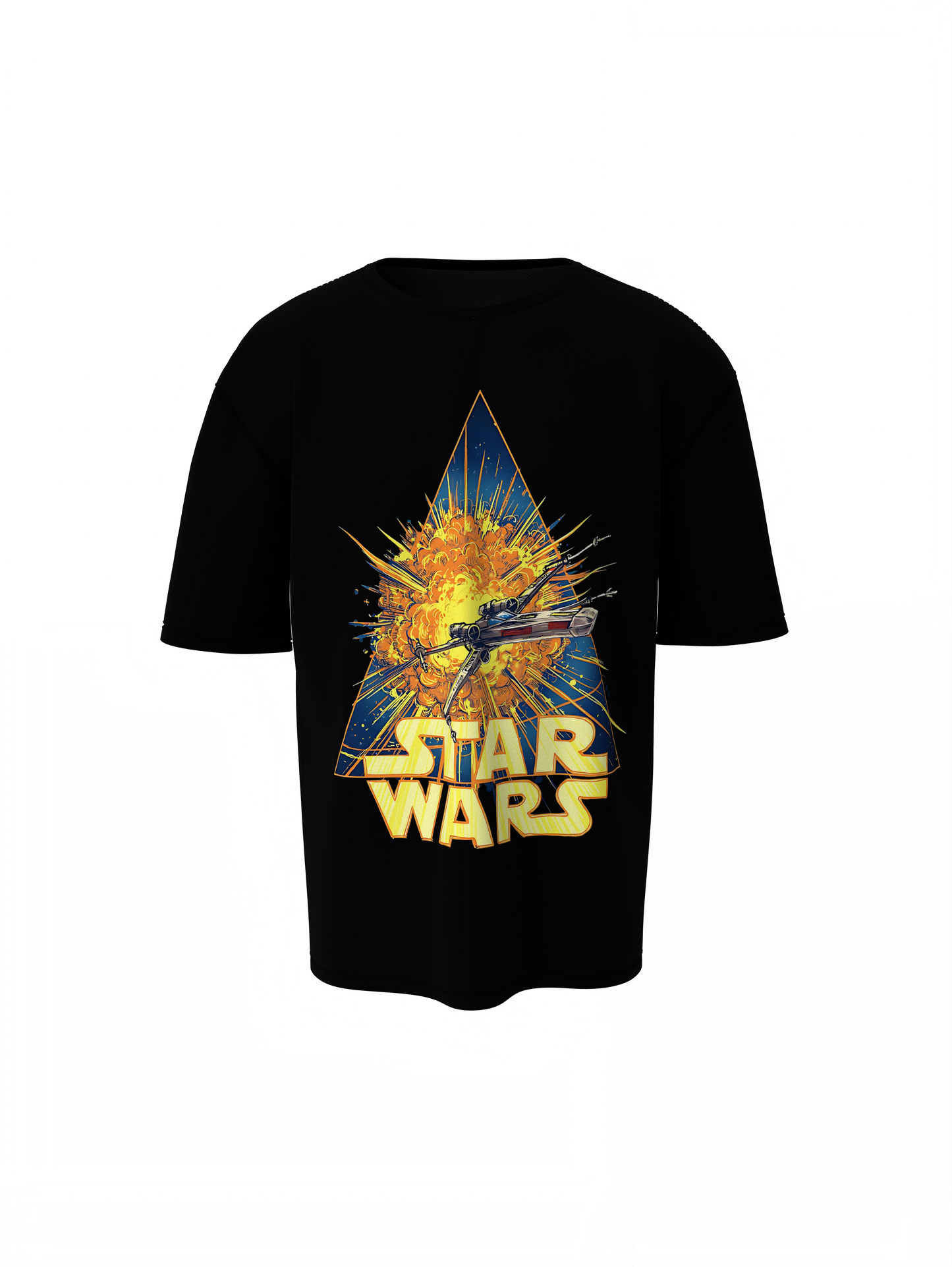 X-Wing Fighter Oversized T-Shirt for Sci-Fi Streetwear Style