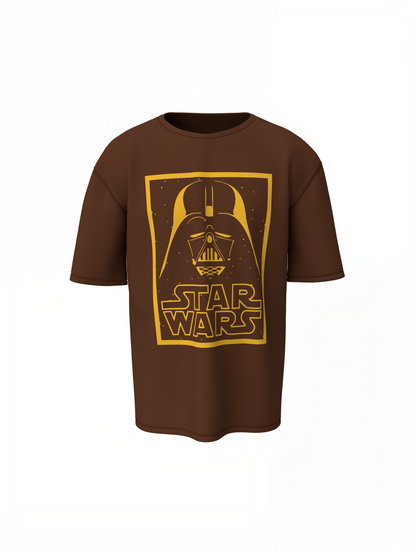 Vader Star Wars Text Oversized T-Shirts for Bold Fan Style