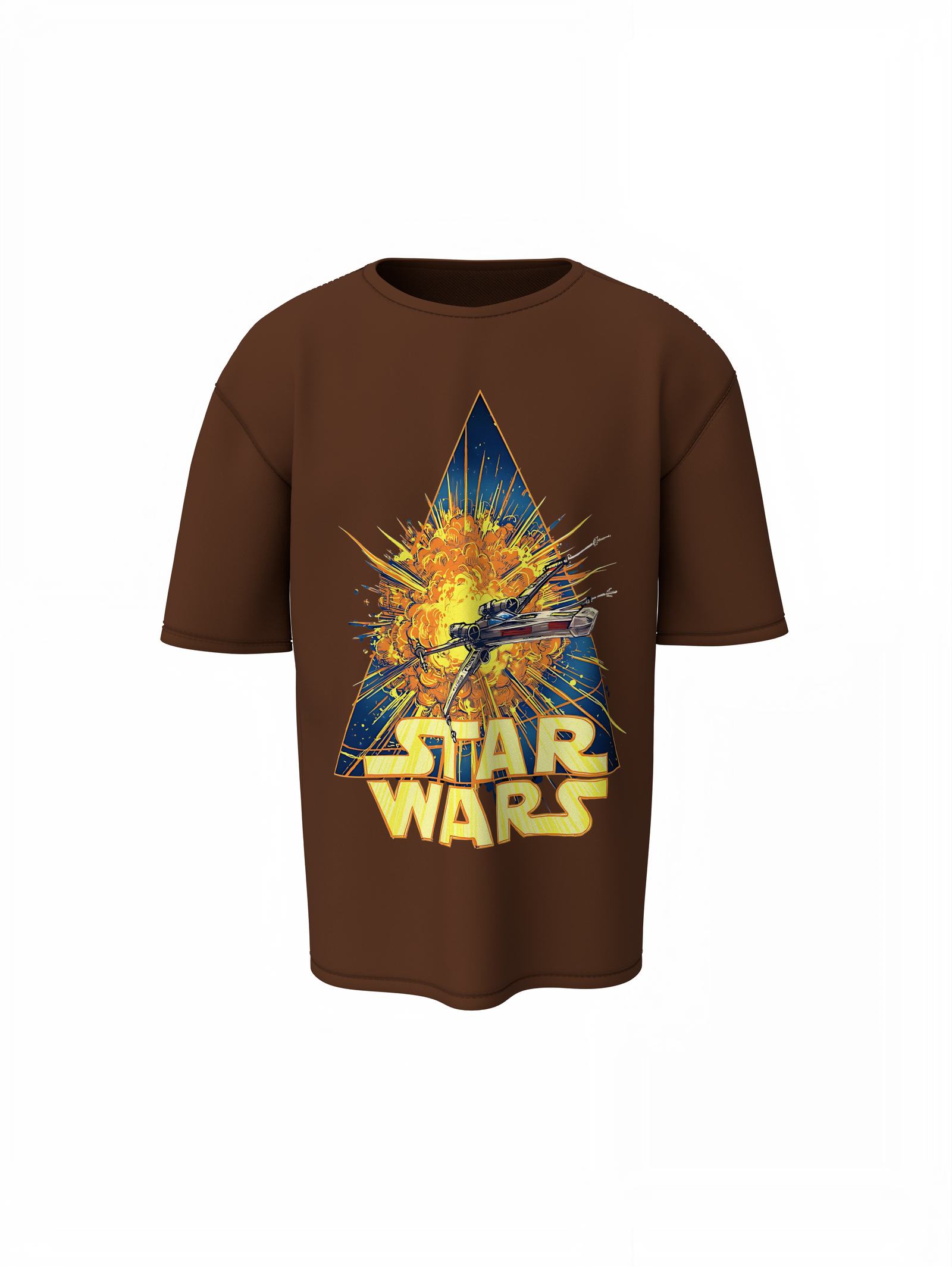 X-Wing Fighter Oversized T-Shirt for Sci-Fi Streetwear Style