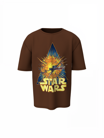 X-Wing Fighter Oversized T-Shirt for Sci-Fi Streetwear Style
