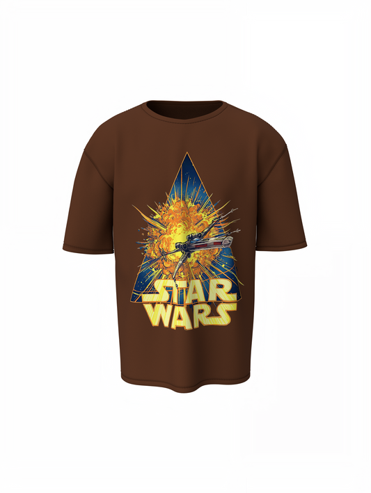 X-Wing Fighter Oversized T-Shirt for Sci-Fi Streetwear Style