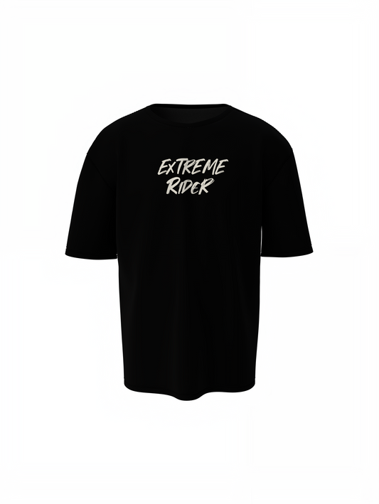 Extreme Rider Oversized T-Shirts Bold Biker Streetwear