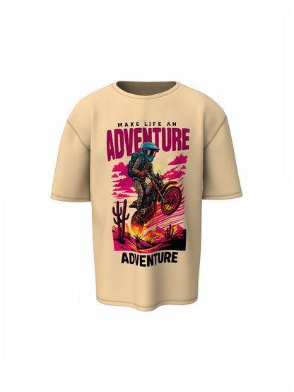Adventure Oversized T-Shirts Bold Urban Streetwear Look