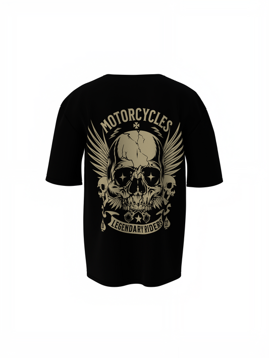 Legendary Rider Oversized T-Shirts with Trendy Graphic Design