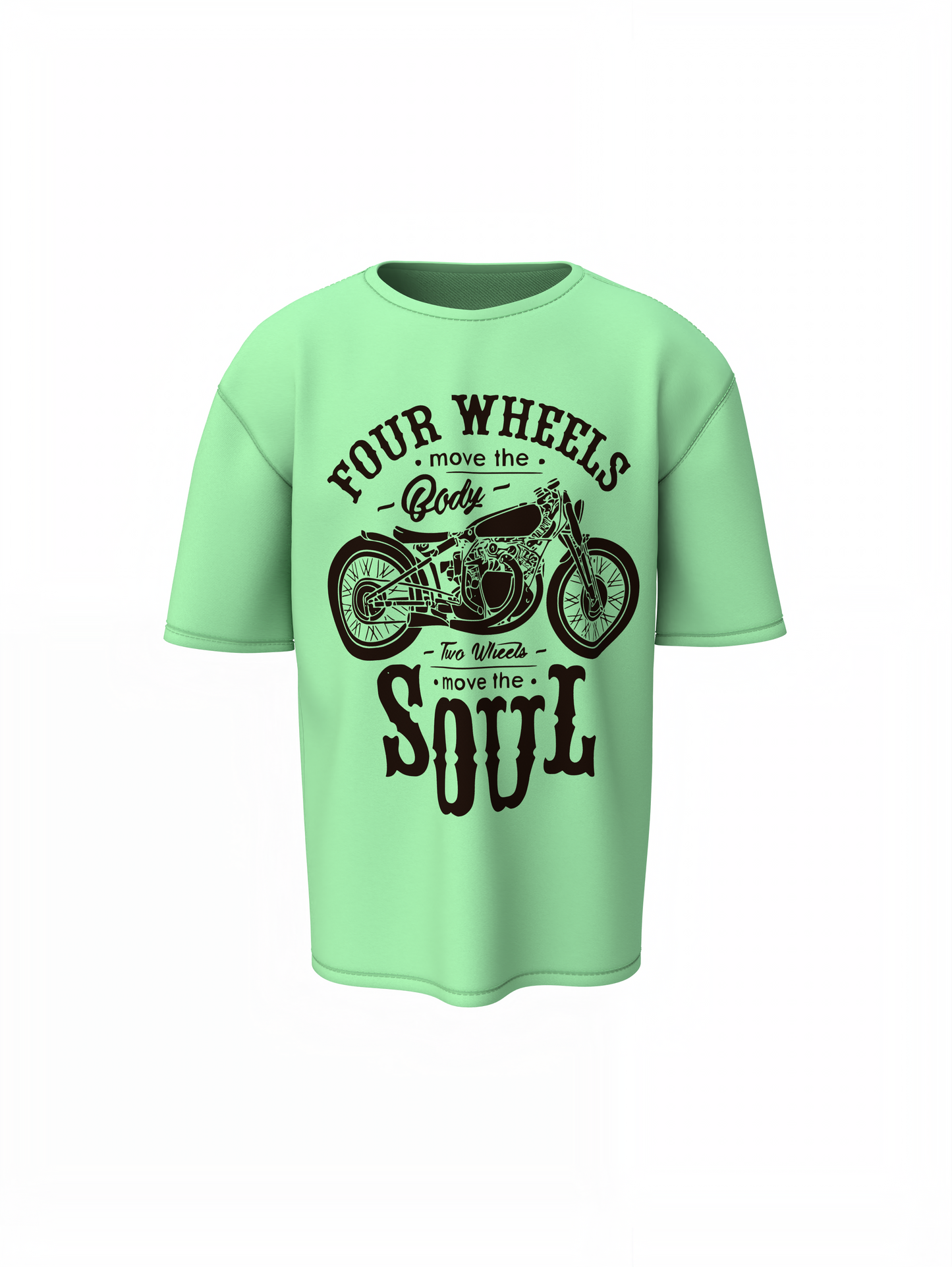 Soul Biker Oversized T-Shirts for Bold Rider Streetwear Tee