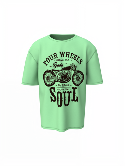 Soul Biker Oversized T-Shirts for Bold Rider Streetwear Tee