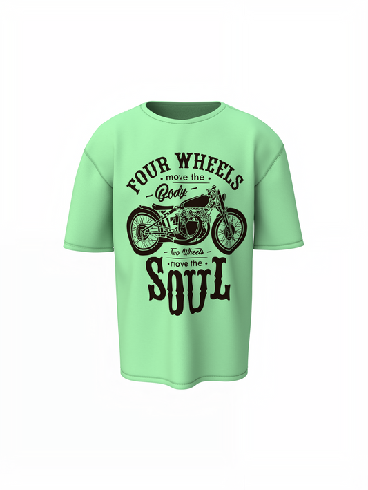 Soul Biker Oversized T-Shirts for Bold Rider Streetwear Tee