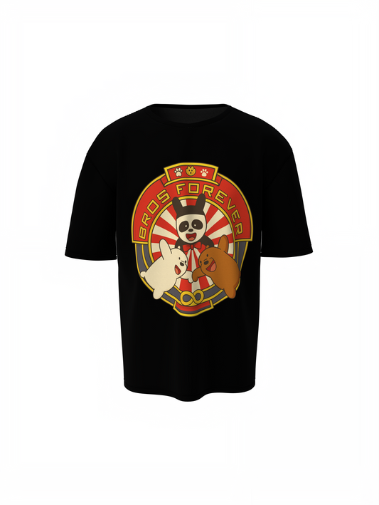 Bros Forever Oversized T-Shirts Friendship Streetwear