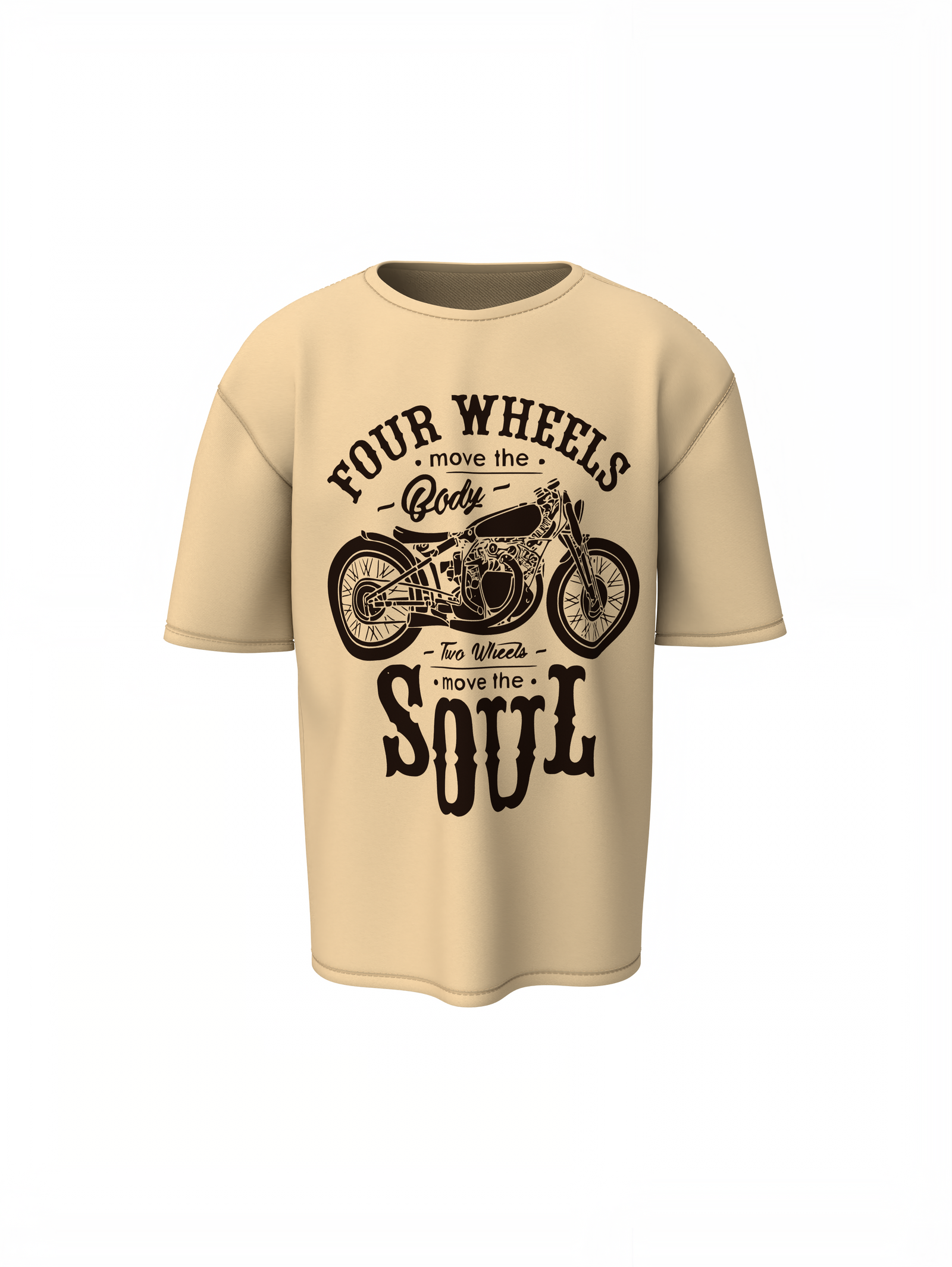Soul Biker Oversized T-Shirts for Bold Rider Streetwear Tee