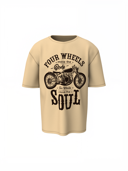 Soul Biker Oversized T-Shirts for Bold Rider Streetwear Tee