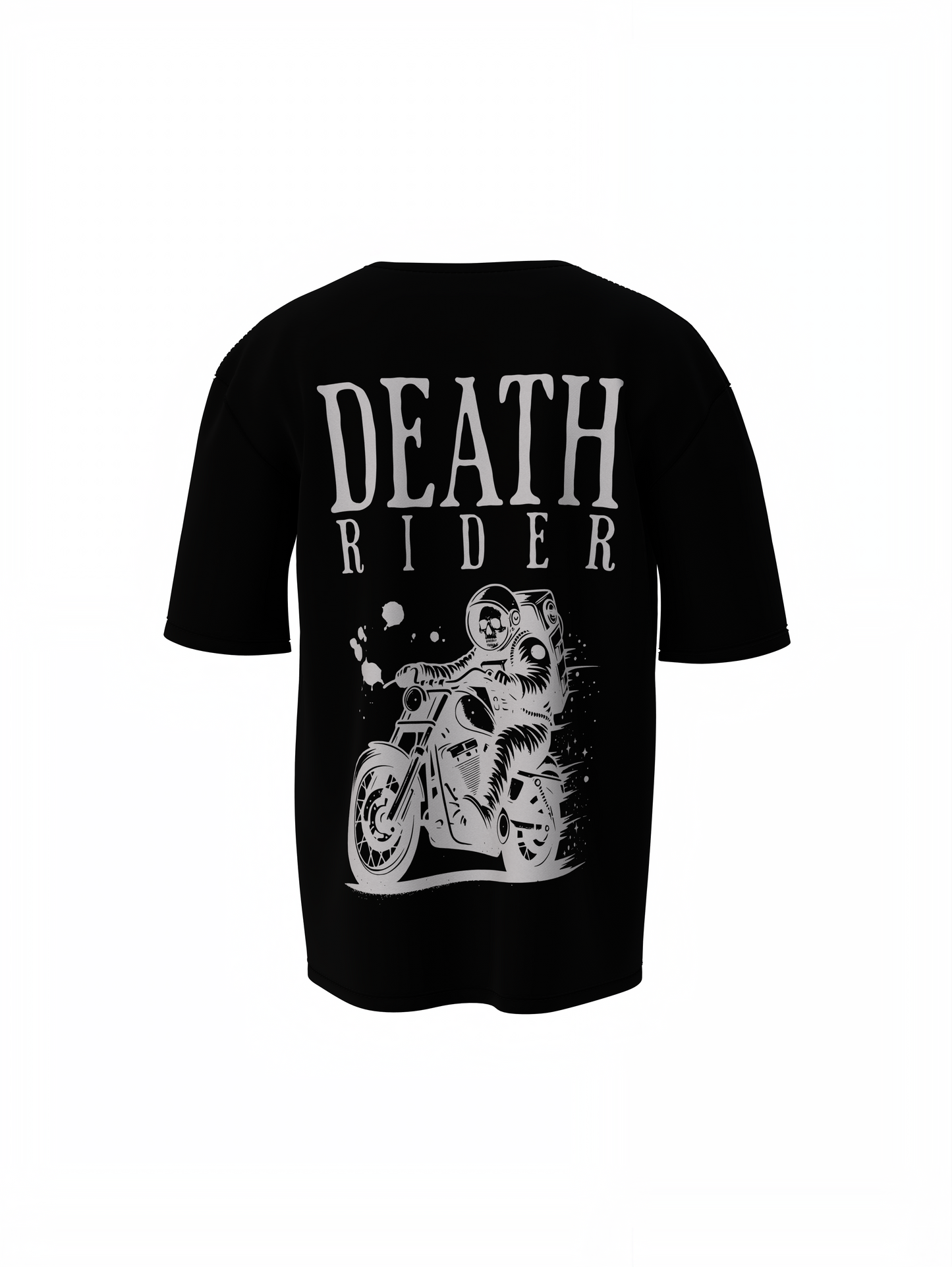 Death Rider Oversized T-Shirts – Dark Biker Streetwear Style
