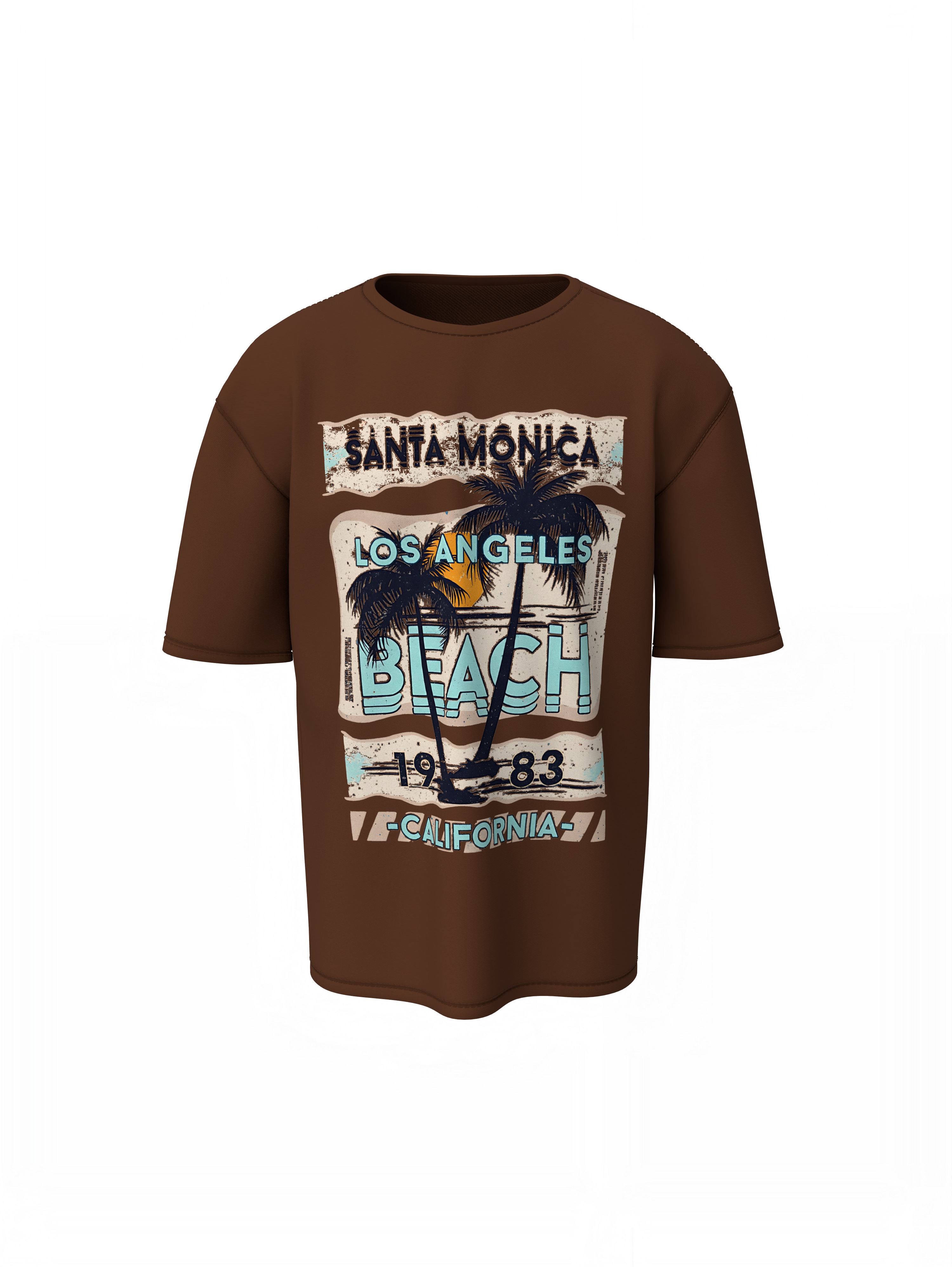 Santa Monica Oversized T-Shirts