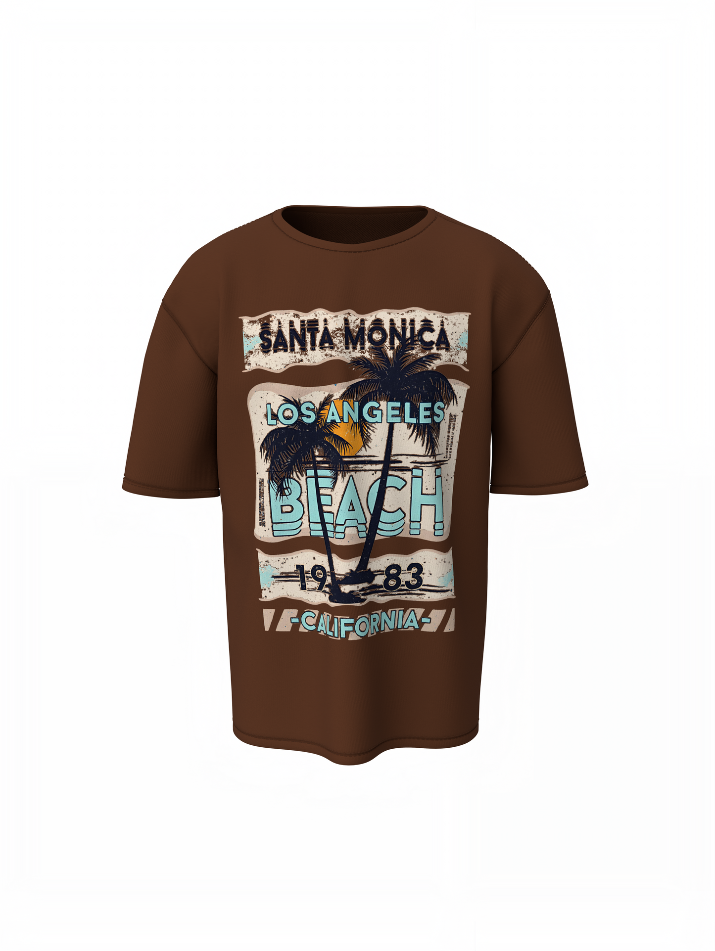 Santa Monica Oversized T-Shirts for Coastal Streetwear Look