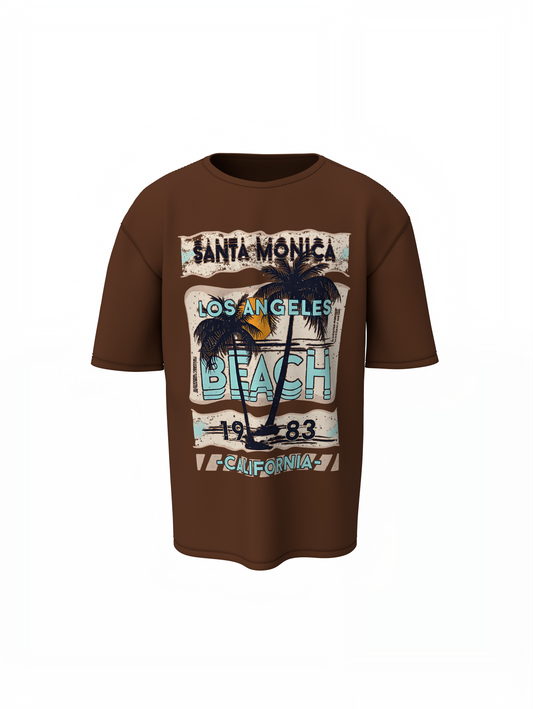 Santa Monica Oversized T-Shirts for Coastal Streetwear Look