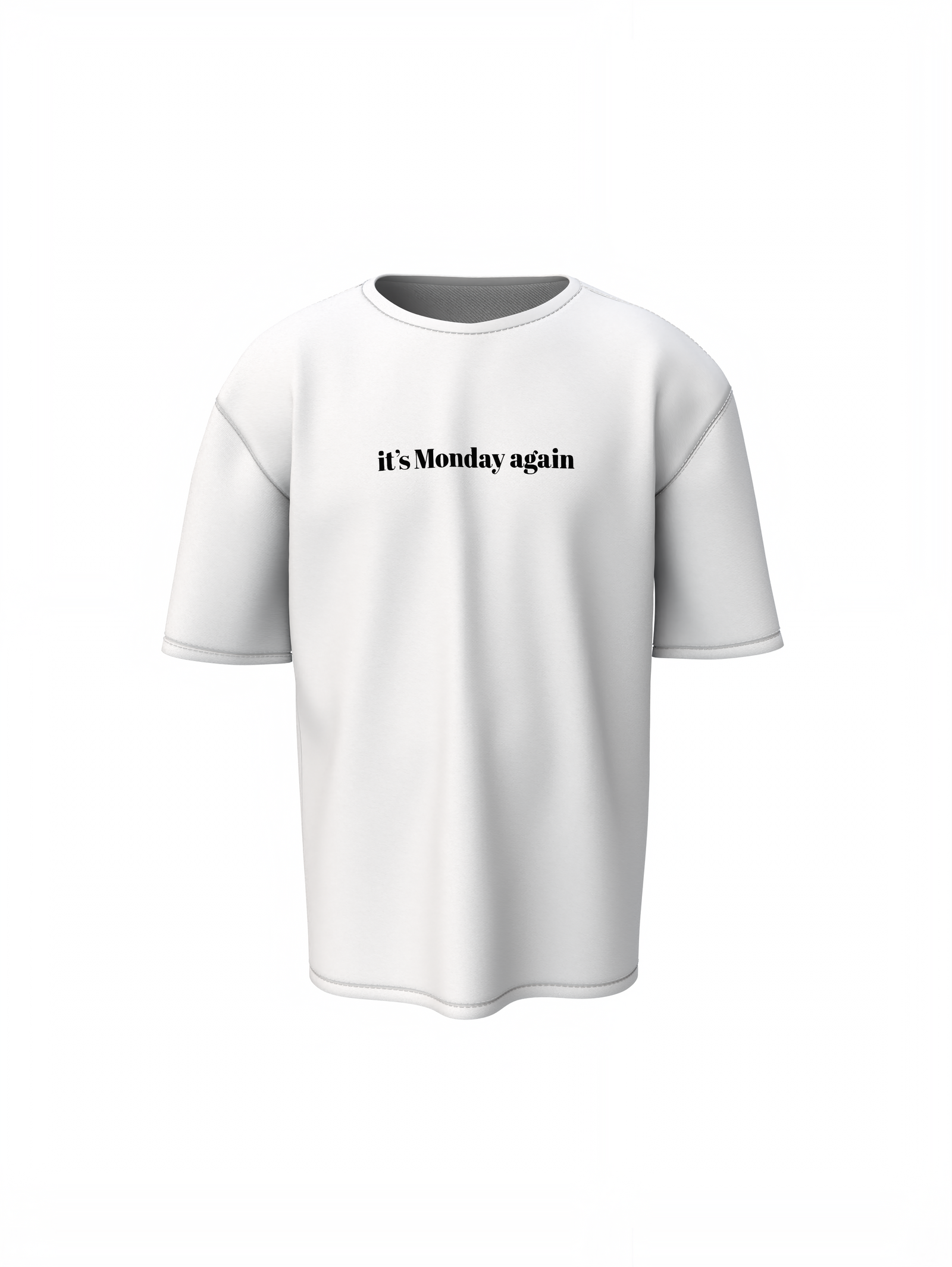 Monday Again Oversized T-Shirts