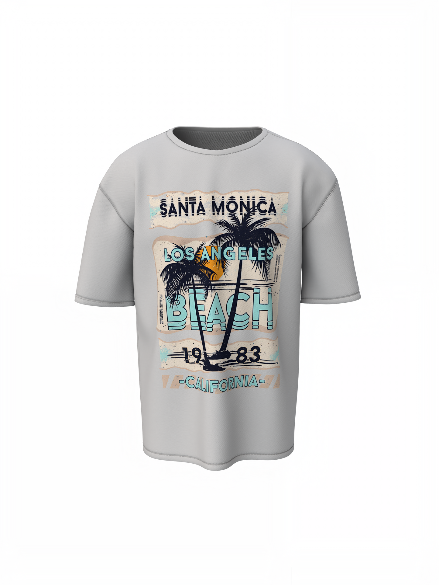 Santa Monica Oversized T-Shirts for Coastal Streetwear Look
