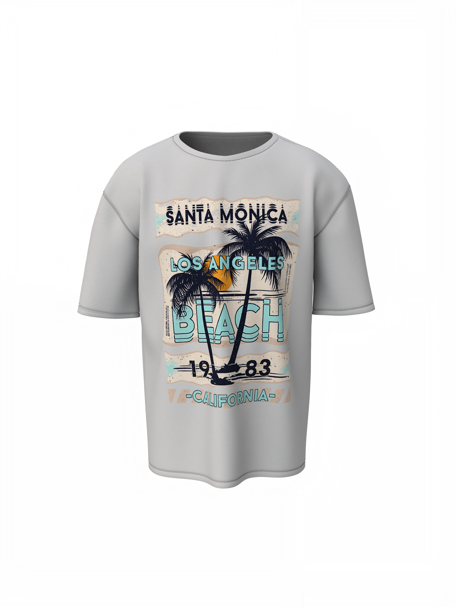 Santa Monica Oversized T-Shirts for Coastal Streetwear Look