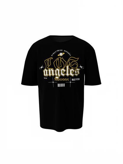 Los Angeles Oversized T-Shirts Urban Streetwear Classic Wear