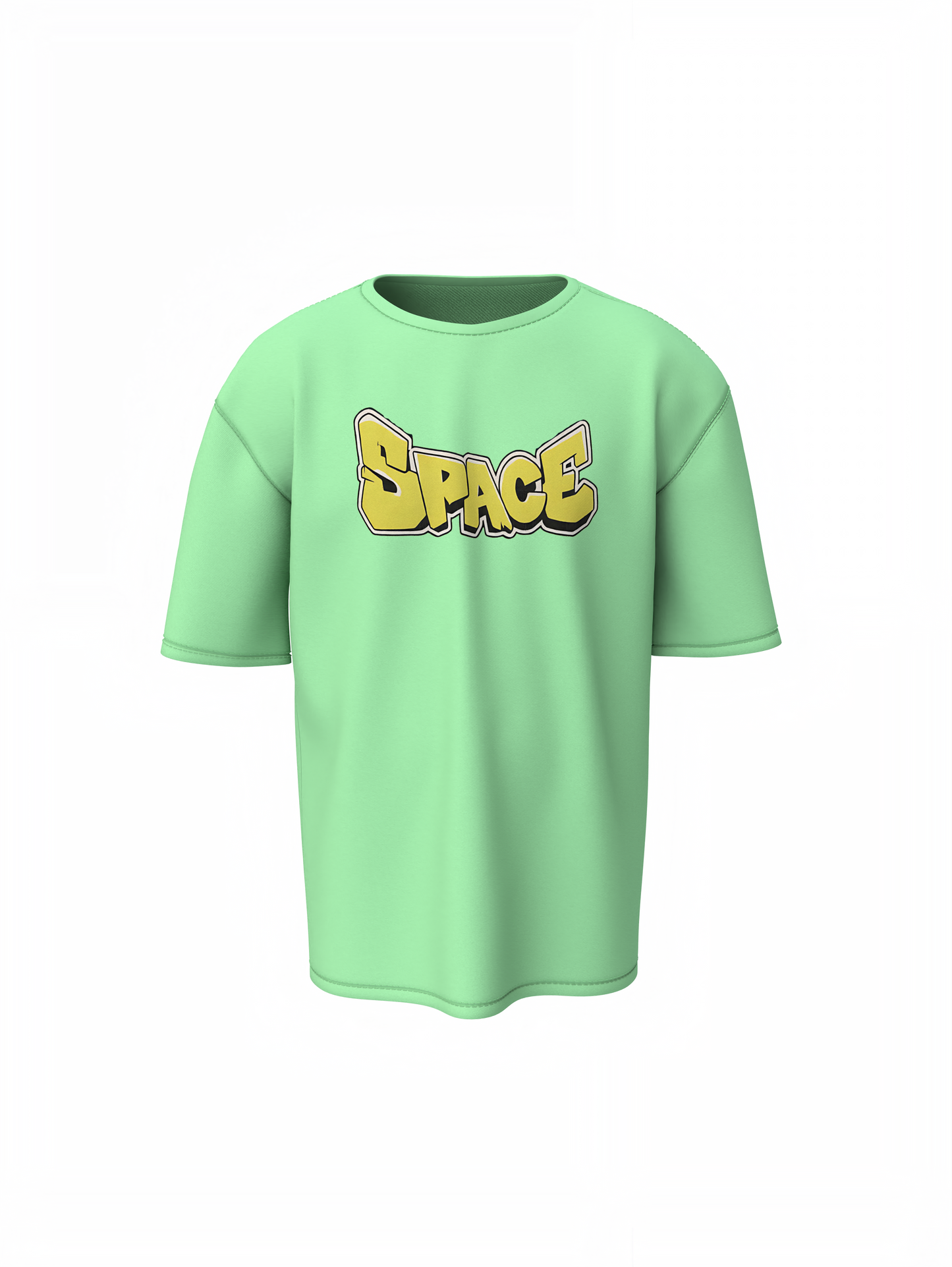 Space Garfield Oversized T-Shirts
