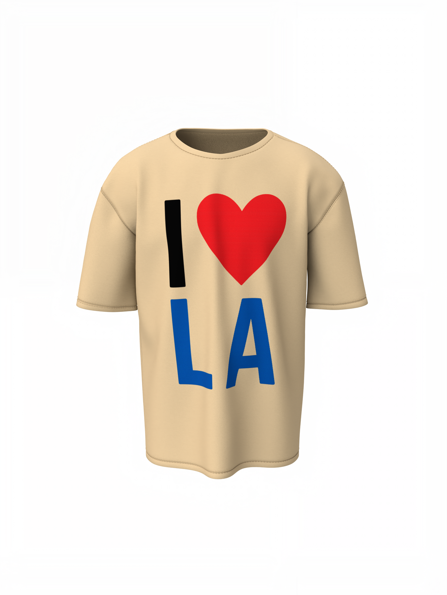 La Love Oversized T-Shirts Stylish Casual Graphic Wear Unisex