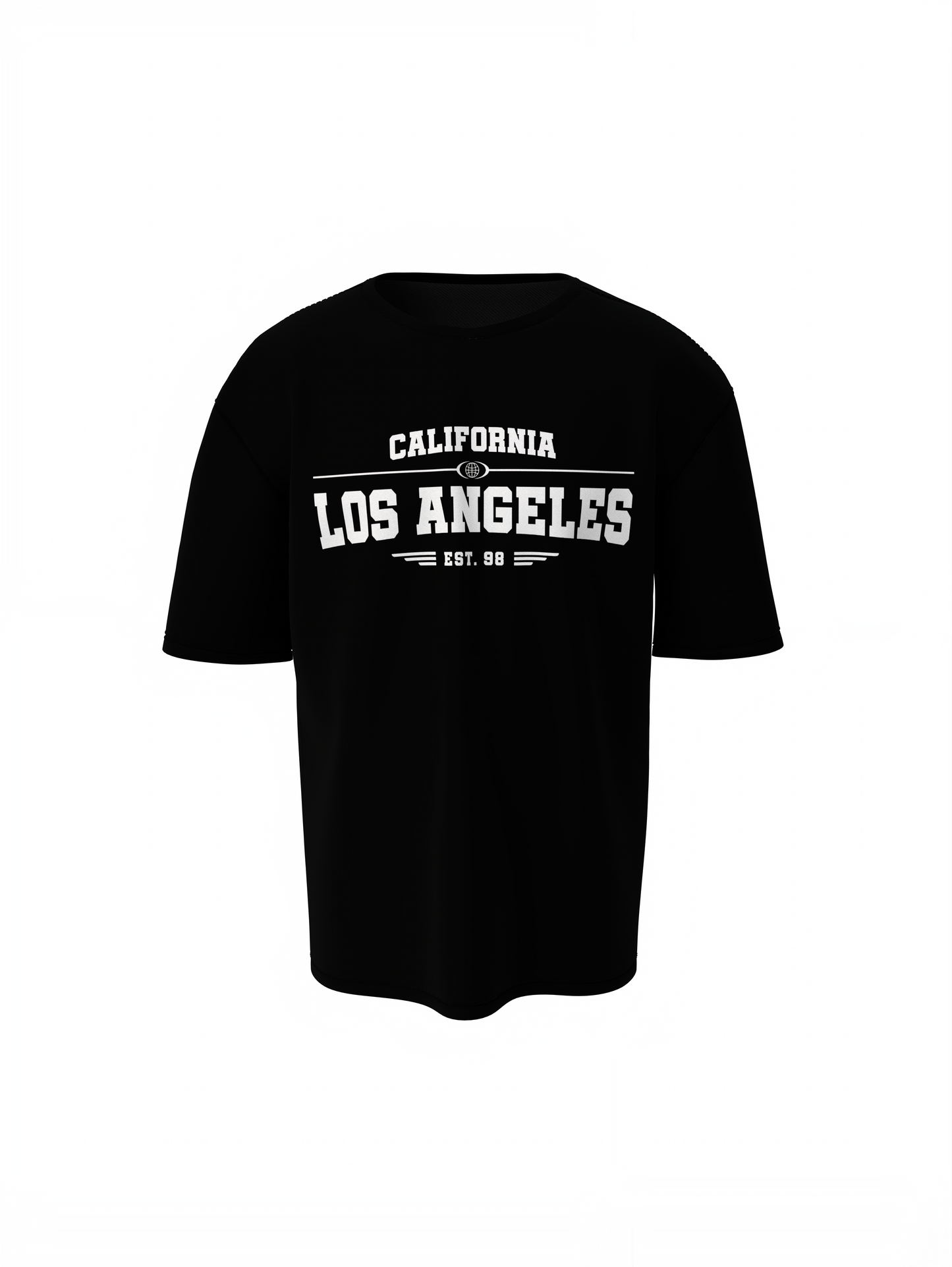 California 98 Oversized T-Shirt Bold Graphic Streetwear