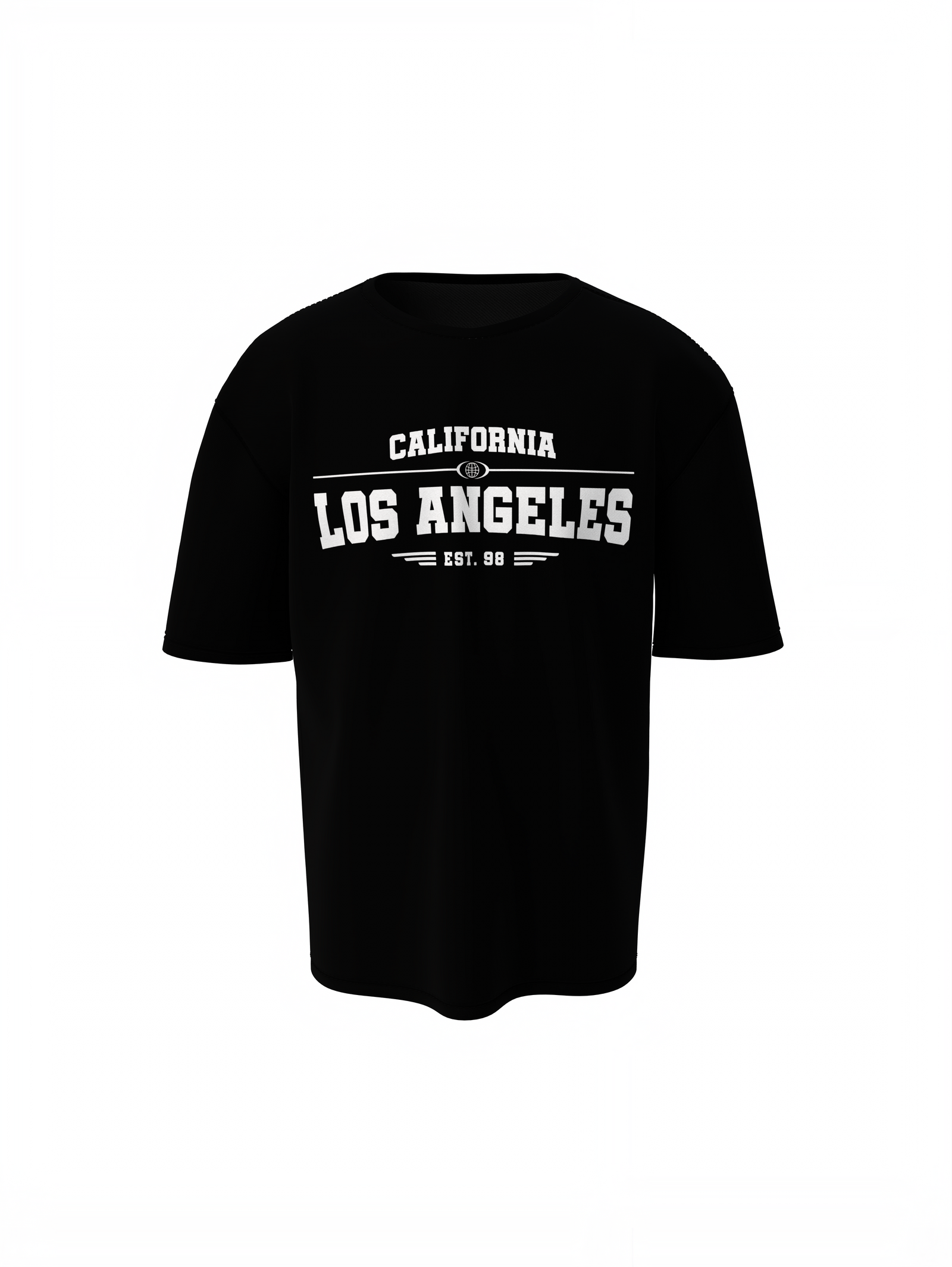California 98 Oversized T-Shirt Bold Graphic Streetwear