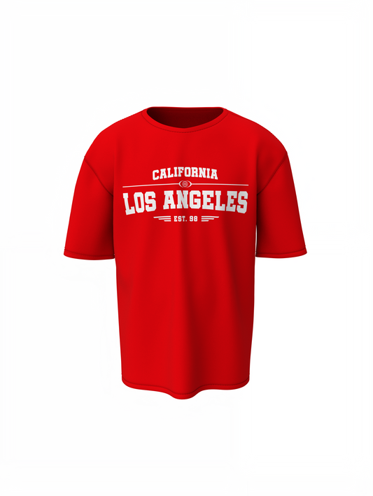 California 98 Oversized T-Shirt Bold Graphic Streetwear