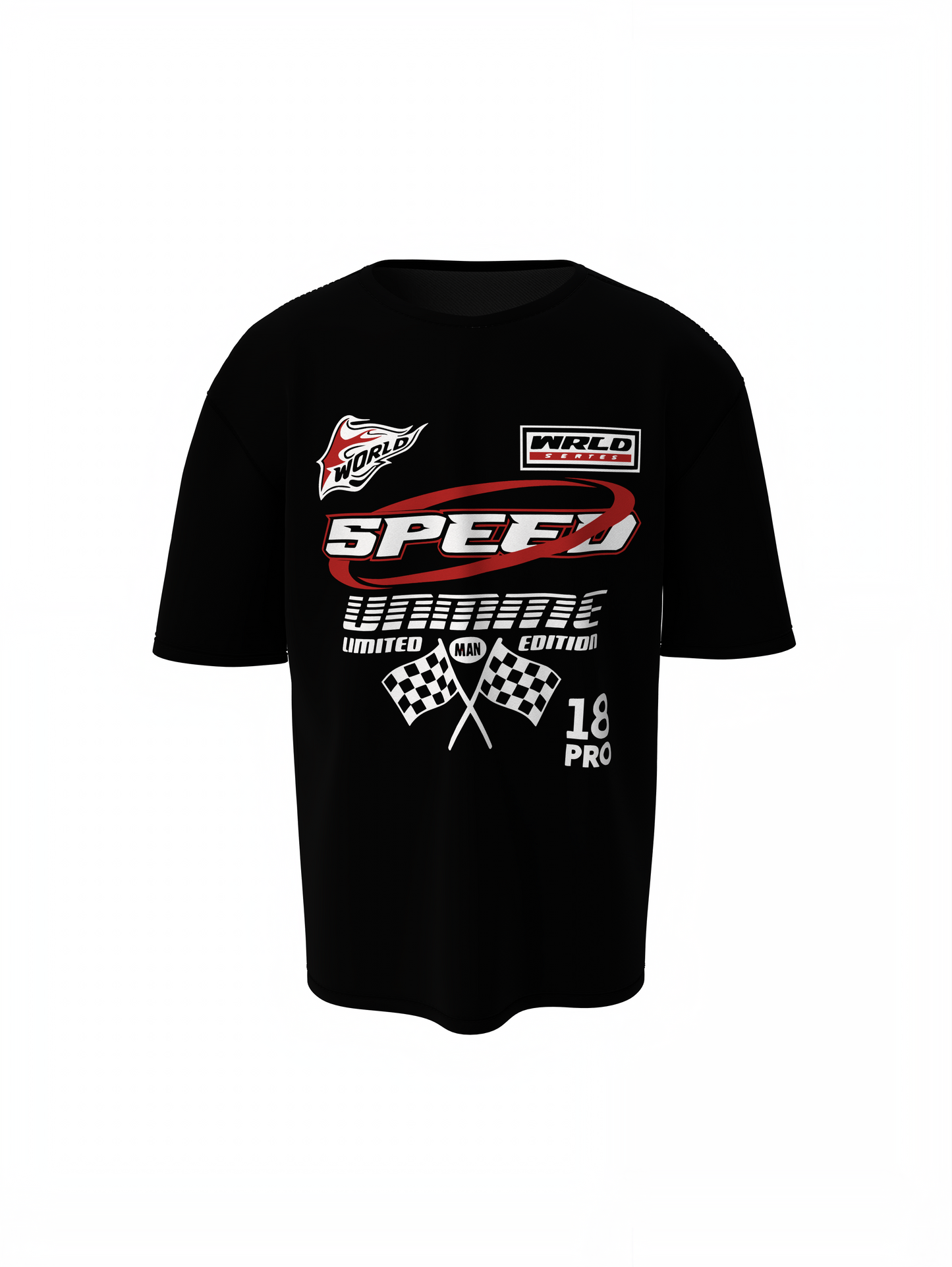 Speed Unmme Oversized T-Shirts – Bold Racing Streetwear
