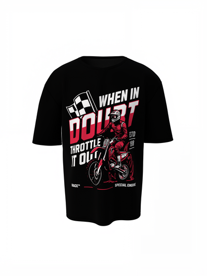 Dirt Bike Oversized T-Shirts Bold Moto Streetwear for Riders
