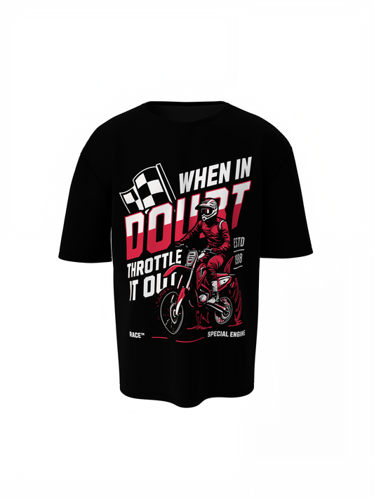 Dirt Bike Oversized T-Shirts Bold Moto Streetwear for Riders