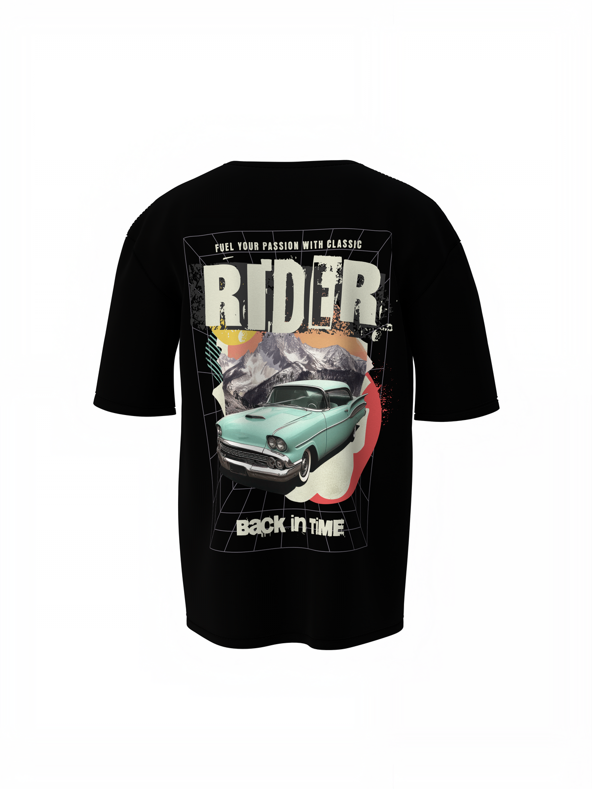 Back In Time Oversized T-Shirts