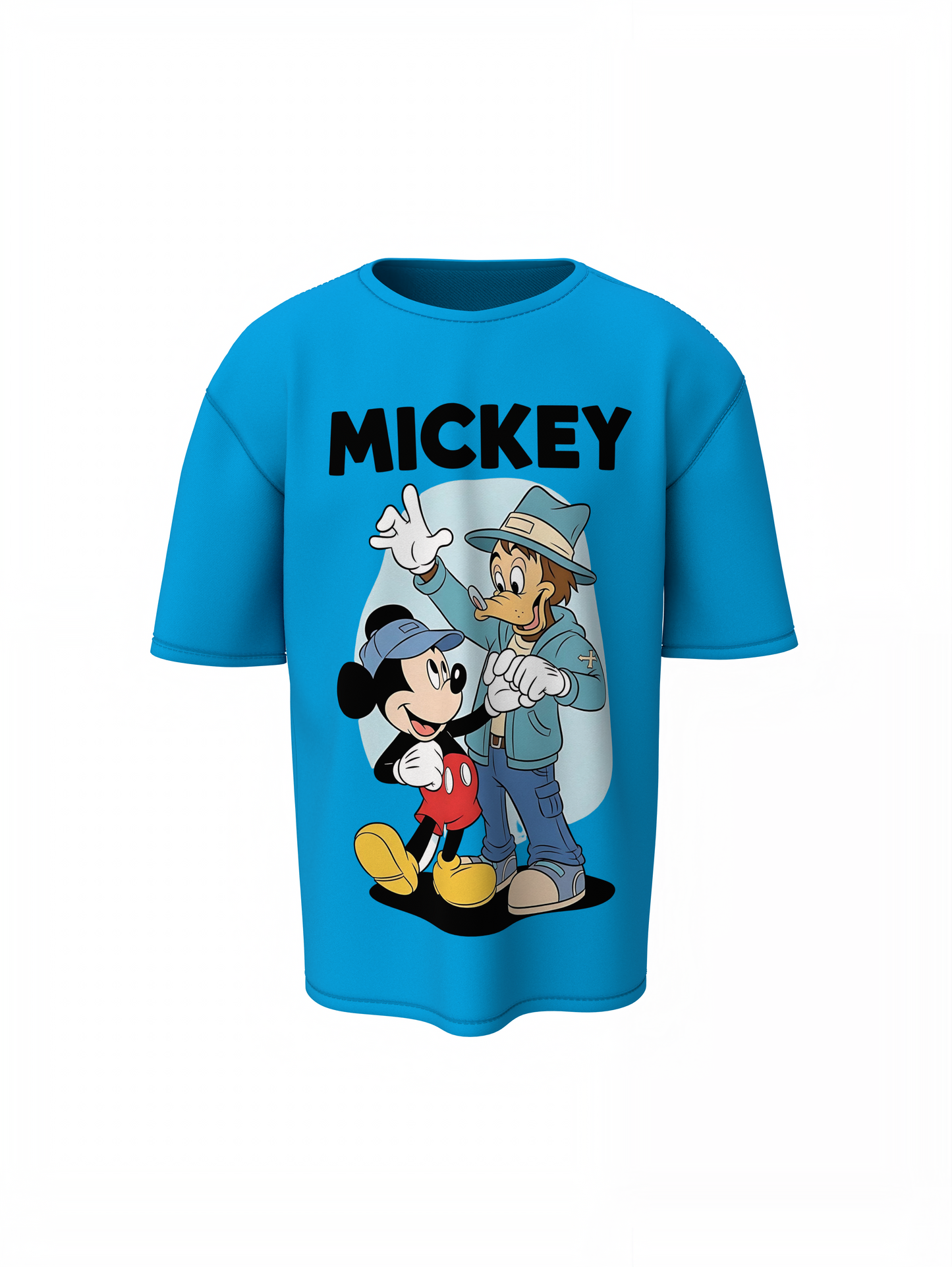Mickey And Goofy Oversized T-Shirts