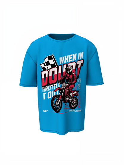 Dirt Bike Oversized T-Shirts Bold Moto Streetwear for Riders