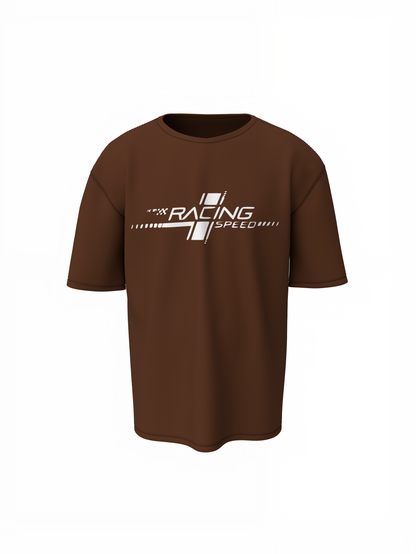 Oversized T-Shirts Racing Speed Motorsport Street Tee