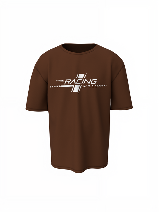 Oversized T-Shirts Racing Speed Motorsport Street Tee
