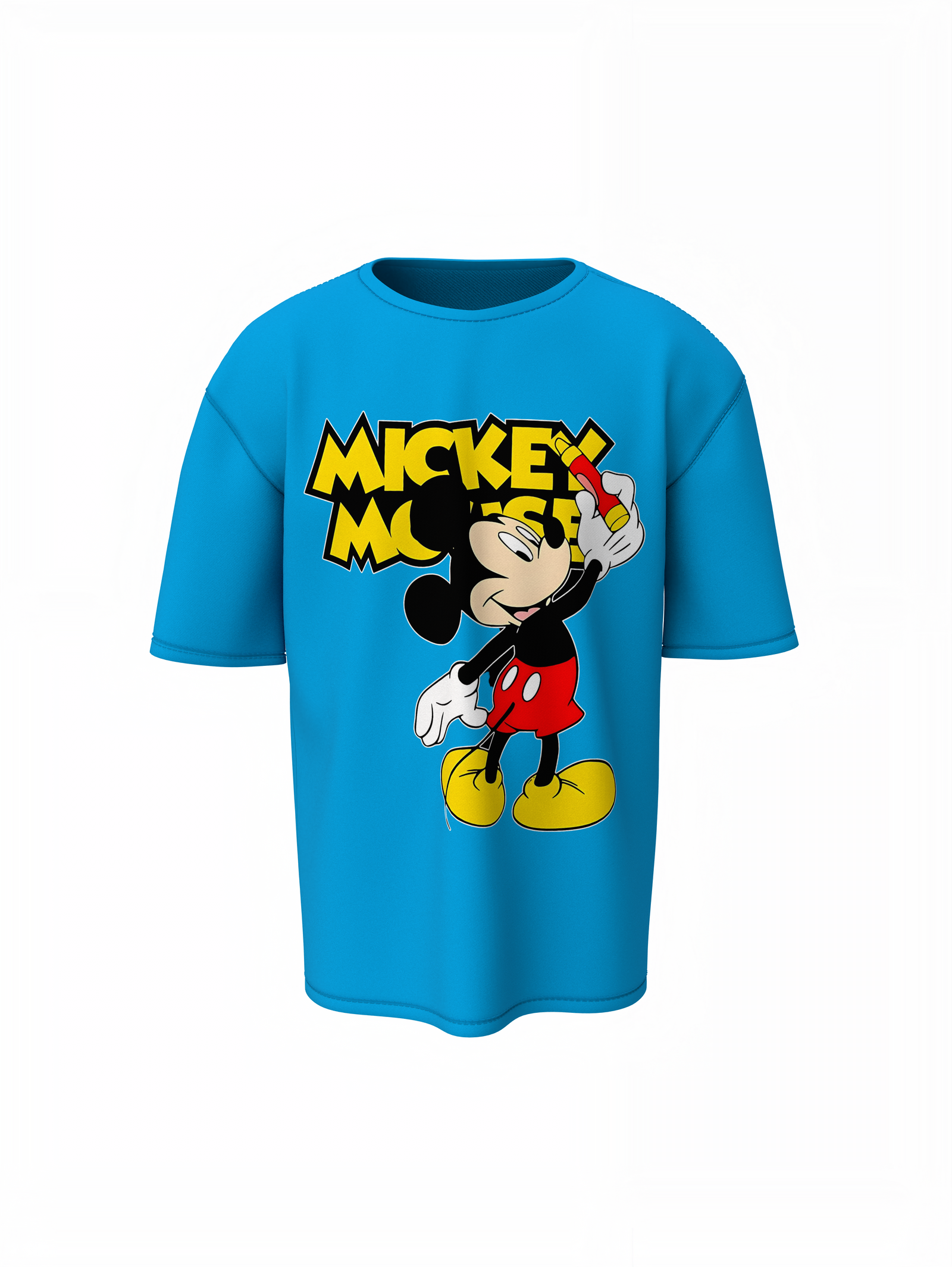 Mickey Friends Cartoon Oversized T-Shirts