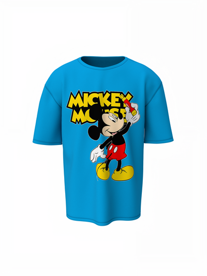 Mickey Friends Cartoon Oversized T-Shirts