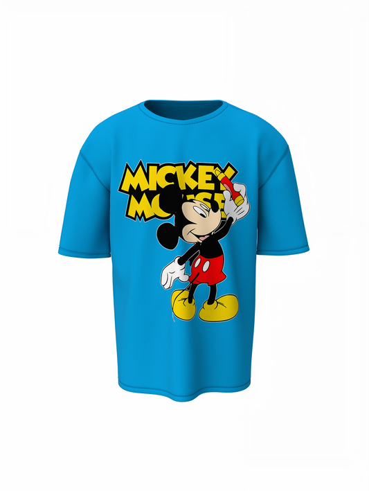 Mickey Friends Cartoon Oversized T-Shirts