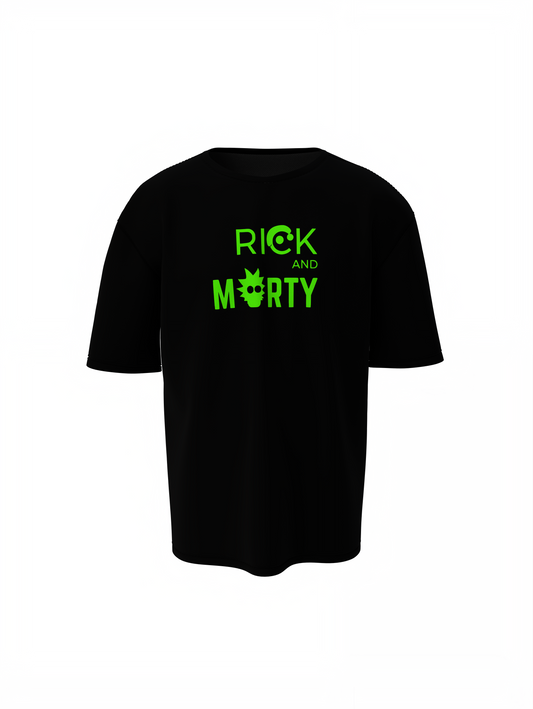Rick Morty Stay High Oversized T-Shirts