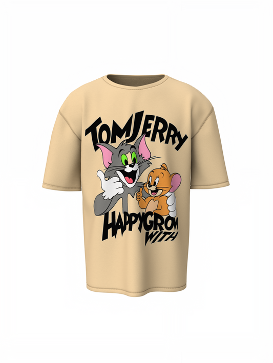 Happy Grow Oversized T-Shirts